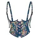 Scarlet Darkness Corset Belt for Women Floral Renaissance Underbust Corset