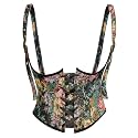 Scarlet Darkness Corset Belt for Women Floral Renaissance Underbust Corset