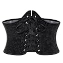 Scarlet Darkness Corset Belt for Women Renaissance Lace up Floral Corsets