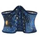 Scarlet Darkness Corset Belt for Women Renaissance Lace up Floral Corsets
