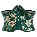 Scarlet Darkness Corset Belt for Women Renaissance Lace up Floral Corsets