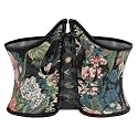 Scarlet Darkness Corset Belt for Women Renaissance Lace up Floral Corsets
