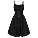 Scarlet Darkness Corset Mini Sundress Chiffon Homecoming Dress for Women