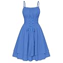 Scarlet Darkness Corset Mini Sundress Chiffon Homecoming Dress for Women