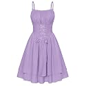 Scarlet Darkness Corset Mini Sundress Chiffon Homecoming Dress for Women