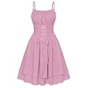 Scarlet Darkness Corset Mini Sundress Chiffon Homecoming Dress for Women
