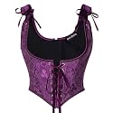 Scarlet Darkness Corset Tops for Women Renaissance Underbust Corsets