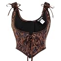 Scarlet Darkness Corset Tops for Women Renaissance Underbust Corsets
