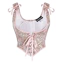 Scarlet Darkness Corset Tops for Women Renaissance Underbust Corsets
