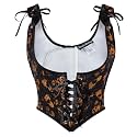 Scarlet Darkness Corset Tops for Women Renaissance Underbust Corsets