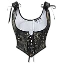 Scarlet Darkness Corset Tops for Women Renaissance Underbust Corsets