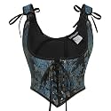 Scarlet Darkness Corset Tops for Women Renaissance Underbust Corsets