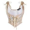 Scarlet Darkness Corset Tops for Women Renaissance Underbust Corsets