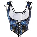 Scarlet Darkness Corset Tops for Women Renaissance Underbust Corsets