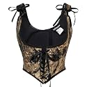 Scarlet Darkness Corset Tops for Women Renaissance Underbust Corsets