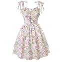 Scarlet Darkness Floral Mini Dress for Women