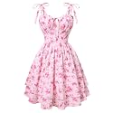Scarlet Darkness Floral Mini Dress for Women