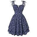 Scarlet Darkness Floral Mini Dress for Women