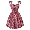 Scarlet Darkness Floral Mini Dress for Women
