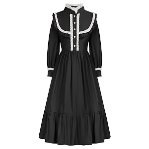 Scarlet Darkness Girls Dresses Long Sleeve Casual