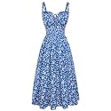 Scarlet Darkness Women 2026 Floral Corset Dress Summer Milkmaid Sundress