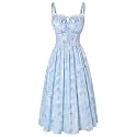 Scarlet Darkness Women 2026 Floral Corset Dress Summer Milkmaid Sundress