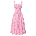 Scarlet Darkness Women 2026 Floral Corset Dress Summer Milkmaid Sundress