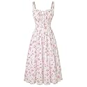 Scarlet Darkness Women 2026 Floral Corset Dress Summer Milkmaid Sundress