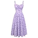 Scarlet Darkness Women 2026 Floral Corset Dress Summer Milkmaid Sundress