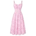Scarlet Darkness Women 2026 Floral Corset Dress Summer Milkmaid Sundress