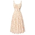 Scarlet Darkness Women 2026 Floral Corset Dress Summer Milkmaid Sundress