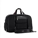 scarters Terminal Travel Messenger Bag | for 16” Laptop | 34.8 ltrs| Water Resistant | Premium Nylon Fabric | Extra Spacious &amp; Multicompartment | Sturdy Shoulder Strap and AirTag Pocket Black
