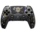MODDEDZONE Scary Party Custom UN-MODDED Wireless PRO Controller compatible with PS5 Exclusive Unique Design
