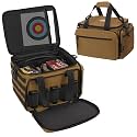 SCAVATA Tactical Pistol Range Bag, 4 Handgun Gear Organizer With MOLLE