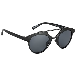 dolls n dudes collection unisex kids round shaped plastic frame amp lens polarized free size sunglasses with case