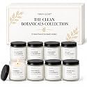 Scented Candle Gift Set, 8 Pack Soy Wax Jars, 28 oz Total