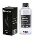 Scentia Crimson Harmony Fragrance Oil – Lemon &amp; Sandalwood Blend, 500 mL