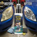 SCENTORA Headlight Restoration Liquid for Car & Bike – Clean, Polish & Protect Headlight Cleaning Kit