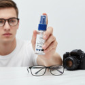 SCENTORA Lens Cleaner Spray for Eyeglasses, Smartphones & DSLR Cameras  Lens Cleaner (60 ml, 4*6 inch Cloth size inch, Pack of 1)