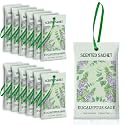 SCENTORINI Sachets for Drawers and Closets, Eucalyptus Sage Sachets Bags, Pack of 14, Home Fragrance Sachet for Wardrobe, Closet, Drawer