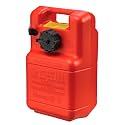 Scepter 3 Gallon Portable Marine Gas Can, Boat Fuel Tank, 2-Way Vented Cap, Built-In Fuel Line Pick-Up, Top Handle, EPA & CARB Compliant, Neptune Series, 17.25"L x 11"W x 8.5"H (08590)