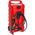Scepter Flo ‘N Go 14 Gallon Electric Gas Caddy, Portable Fuel Tank, Red