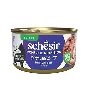 schesir cat tuna white meat flakes and rice- 85 g pack of 1