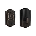 Schlage Encode Smart WiFi Deadbolt with Camelot Trim in Aged Bronze (BE489WB CAM 716)