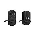 Schlage Encode Smart WiFi Lock, Lever Handle, Century Trim, Matte Black