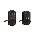 Schlage Encode Smart WiFi Lock, Lever Handle, Camelot Trim, Aged Bronze