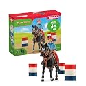Schleich Farm World - 7Pc Cowgirl Barrel Racing Fun - Kids Ages 3+ | 42576
