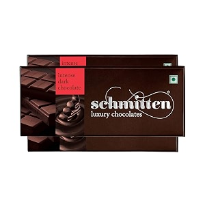 schmitten luxury intense dark chocolate box combo - 3 x 70gram bars 210gram  premium gift pack for family and special occasions  made with rich cocoa butter