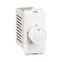Schneider Electric Livia P3100 1M Step Type Fan Regulator (White) | Modular Ceiling Fan Speed Controller | Compact Design | Smooth Step Control | Ideal for Home, Office & Commercial Use