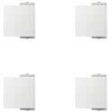 Schneider electric Opale-6A 1 Way Switch, 2 Mod (Pack of 4)